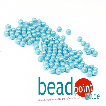 Pearl Shell 3 mm Nile Blue  150 St