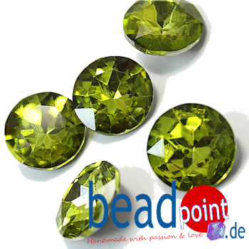 Delara Diamomd 717 18mm Crystal SP Olivine F 5 Stück