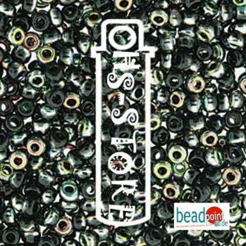 Seedbead 11/0 Miyuki Unions black vitrail 24 gr.
