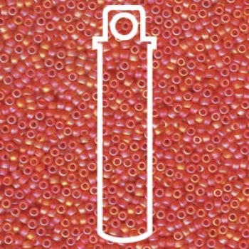 11/0 Miyuki SEED BEAD-APRX 23GMS MATTE TR ORANGE AB #138FR