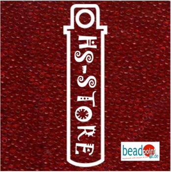 11/0 Seed Bead-aprx 23gms Transp Ruby #41