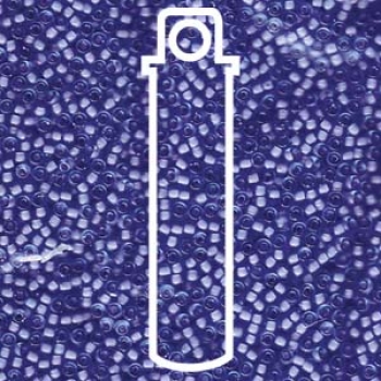 Seedbead 11/0 Miyuki SEED BEAD-APRX 24GMS SEMI-MATTE PL.BLU/