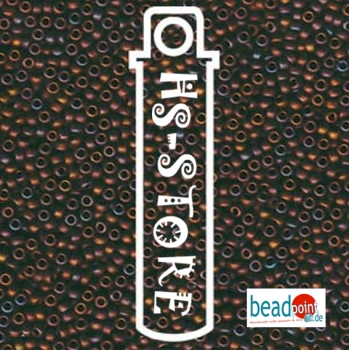11/0 SEED BEAD-APRX 24GMS METALLIC COPPER IRIS