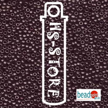 11/0 SEED BEAD-APRX 24GMS MATTE METALLIC BROWN IRIS