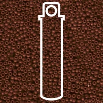 11/0 SEED BEAD-APX 23.5GM SPECIAL DYED REDDISH BROWN