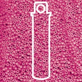 11/0 SEED BEAD-APRX 23GMS SPECIAL DYED BRIGHT PINK #2045