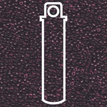 11/0 SEED BEAD-APRX 24GMS SEMI-MATTE TRANSP LT.AMETHYST