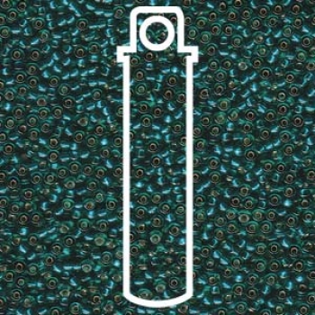 11/0 SEED BEAD-APRX 24GMS MATTE S/L TEAL