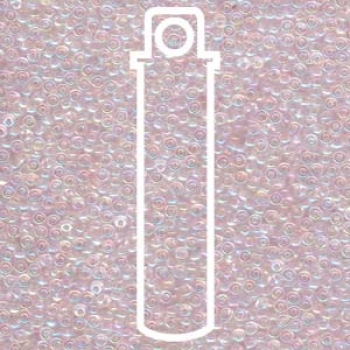 Seedbead 11/0 Miyuki SEED BEAD-APRX 24GMS TR PALE PINK AB