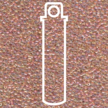 Seedbead 11/0 Miyuki SEED BEAD-APRX 24GMS SALMON-LINED CRYST