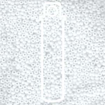 11/0 SEED BEAD-APRX 23GMS OPAQUE WHITE