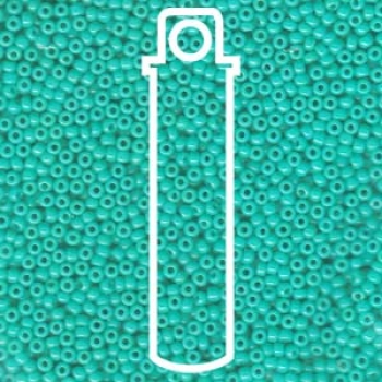 11/0 SEED BEAD-APRX 23GMS OPAQUE TURQUOISE GREEN