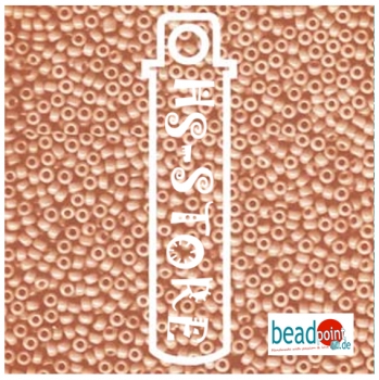 11/0 SEED BEAD-APRX 24GMS SEMI-MATTE OPAQUE SALMON