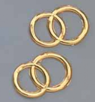 Wachsdekor 30 mm gold glänzend 1 Stk.