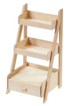 Treppenregal 5,1 x 5,1 x 10,9 cm, natur