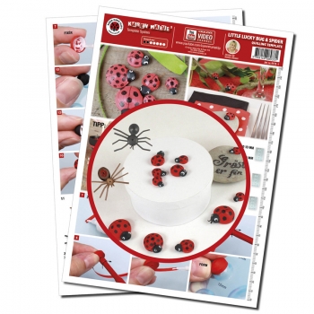 Little Lucky Bug & spider Template
