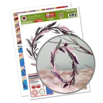 September Wreath Template