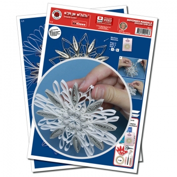 November Mandala Template A4