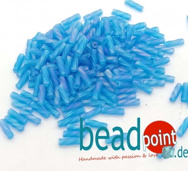 Matsuno Spiral Bead 6mm blau matt #15MA 10gr.