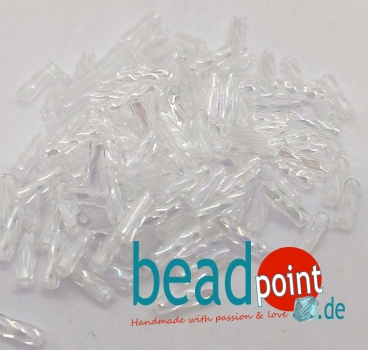 Matsuno Spiral Bead 6mm crystal AB #4R 10gr.