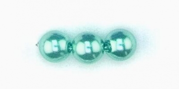 Wachs-Glasperle 6 mm türkis 55 St.
