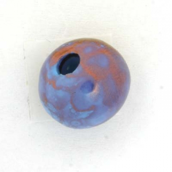 Keramikperle 12 mm blau