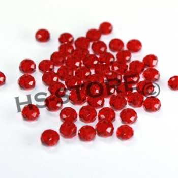 Glasschliffperle 4mm light siam 50 Stk.