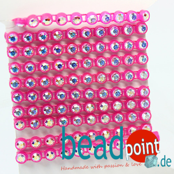 Banding4YOU 491 1R SS13 Crystal AB pink fluid 1M