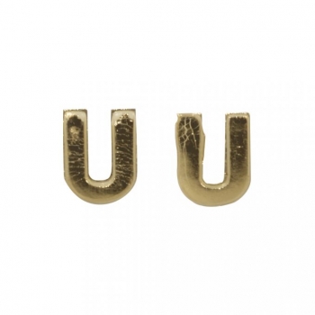 Wachsbuchstaben, 9 mm, U, SB-Btl. 2 Stück