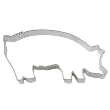 Glücksschwein 5,5 cm Edelstahl Lucky pig 5.5 cm st. steel