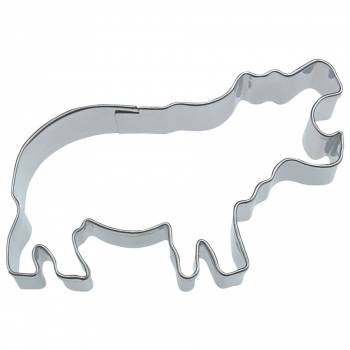 Nilpferd 7 cm Edelstahl Hippo 7 cm stainless steel