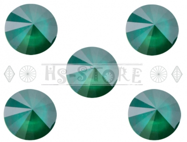Swarovski Rivoli Crystal Roygreen S F 14 mm 5 Stück
