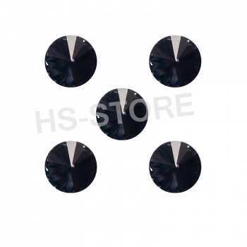 Swarovski Rivoli Graphite 14 mm 5 Stück
