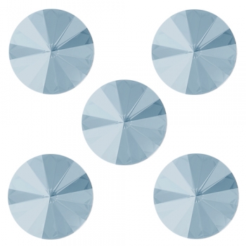 Swarovski Rivoli Denim Blue unfoiled 14 mm 5 Stück