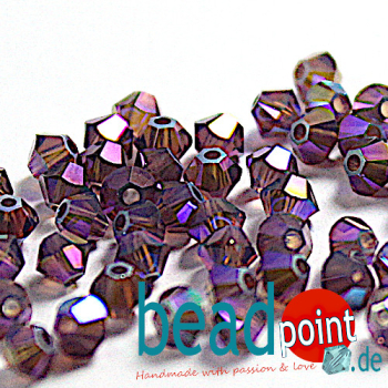 Swarovski Cyclamen Opal Shimmer 2X 3mm 50 Stück