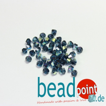 Swarovski Montana AB 4mm 50 Stück