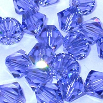Swarovski Tanzanite 6 mm 25 Stück