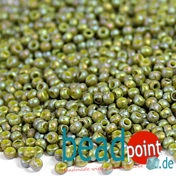 TOHO Roc 11/0 Semi Glazed Rainbow Olive #2631F 12gr