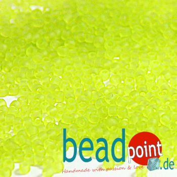 TOHO Roc 11/0 Transparent Frosted Lime Green #4F 12gr