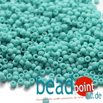 TOHO Roc 11/0 Opaque Frosted Turquoise #55F 12gr