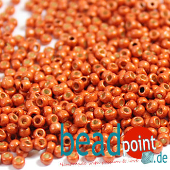 TOHO Roc 11/0 PermaFinish Galv Mat Saffron #562F 12gr