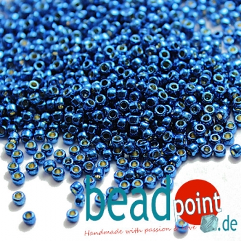 TOHO Roc 11/0 PermaFinish Galv Aegean Blue #PF585 12gr