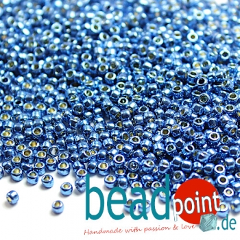 TOHO Roc 11/0 PermaFinish Galvanized Royal Blue #PF586 12gr