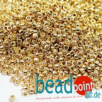 TOHO Roc 15/0 PermaFinish Galv Gold #PF557 8gr