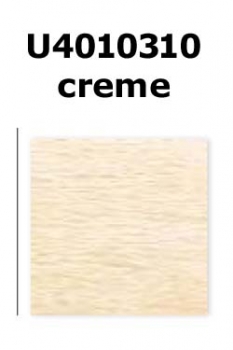 Krepppapier wasserfest Creme, 250 x 50 cm