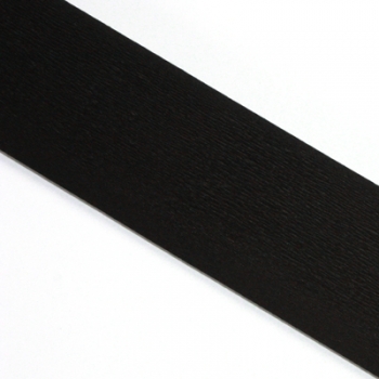 Krepppapier schwarz, 250 x 50 cm