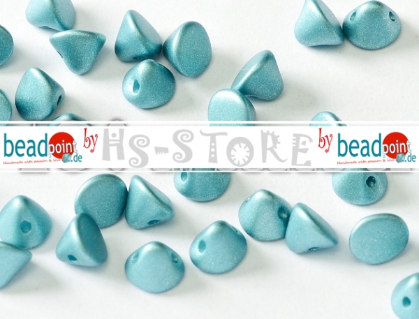 Button Beads 4mm Alabaster Met. 29436 70 Stk