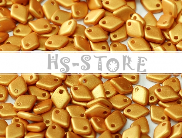 Dragon Scale Beads 1,5x5 Alabaster Met Gold 8gr.