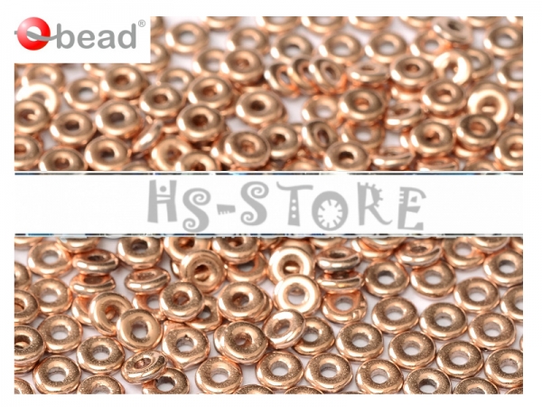 O-Beads 2x4mm Crystal Full Capri Gold 5gr.