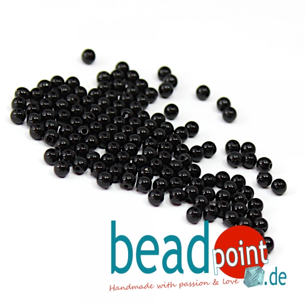 Pearl Round 3 mm Jet  150 St